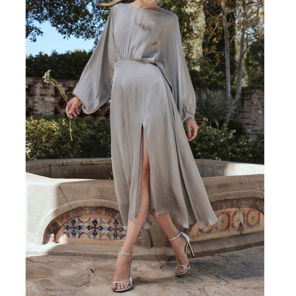 ASTR The Label Marin Dolman Sleeve Midi Dress Sz S